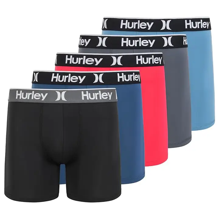 PACK 5 BOXER MEN HURLEY ORIGINAL — imagen 1