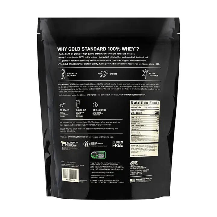 GOLD STANDARD 100% WHEY PROTEIN 1.47L BOLSA's photo #9