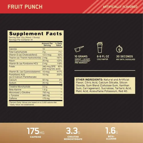 GOLD STANDARD ON PRE WORKOUT's photo #8