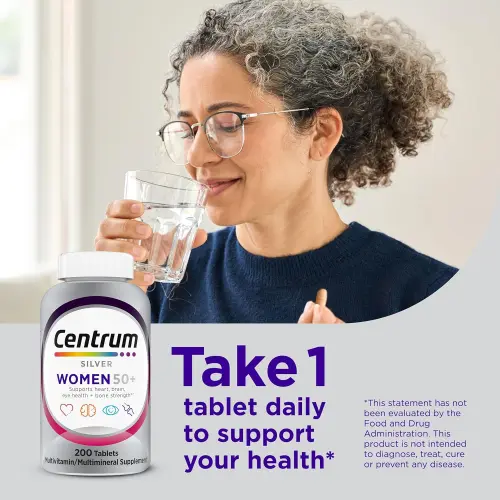MULTIVITAMINAS CENTRUM WOMEN +50's photo #6