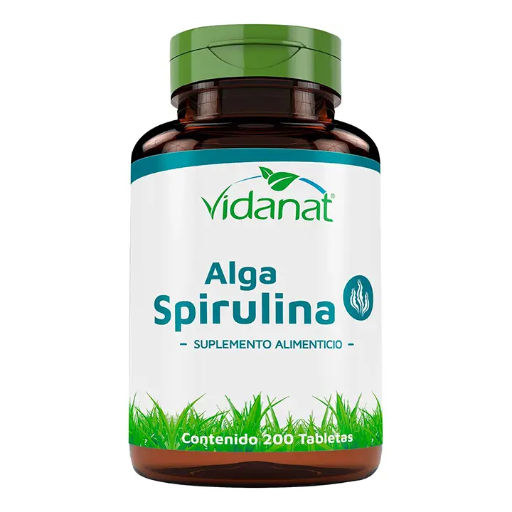 ALGA SPIRULINA VIDANAT 200 TABLETAS's photo #1