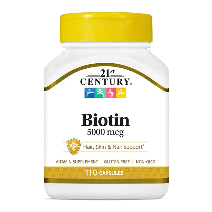 POMO BIOTINA  21CENTURY 5,000mcg's photo #1