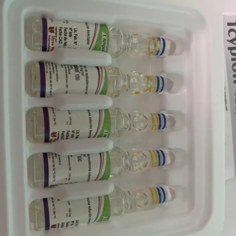 5 ÁMPULAS TESTOSTERONA CIPIONATO 100mg/ml's photo #1