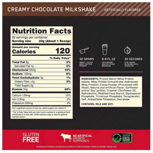 GOLD STANDARD 100% WHEY PROTEIN 4.37L's photo #2