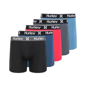 PACK 5 BOXER MEN HURLEY ORIGINAL miniatura 1