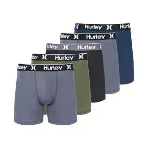 PACK 5 BOXER MEN HURLEY ORIGINAL miniatura 6