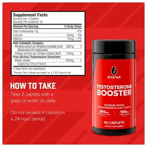 TESTOSTERONA BOOSTER SIXSTAR miniatura 6