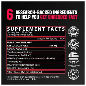 LIPO 6 BLACK ULTRA CONCENTRATE QUEMADOR miniatura 3
