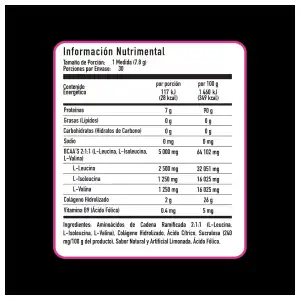 SEXY BCAA LIMIT X NUTRITION miniatura 2