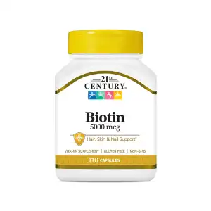 POMO BIOTINA  21CENTURY 5,000mcg miniatura 1