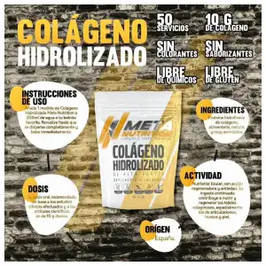 META NUTRITION COLÁGENO HIDROLIZADO  500g miniatura 5