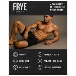 PACK 4 BOXER FRYE ORIGINAL miniatura 4
