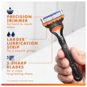 GILLETTE FUSION 5 PALO + 2 RESPUESTOS miniatura 10