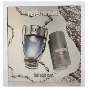 PACO RABANNE INVICTUS 100ml + DESODORANTE 75ml miniatura 3